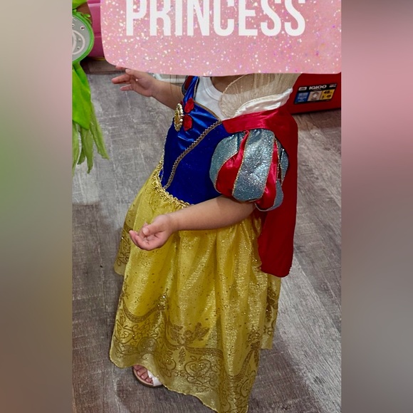🦋DISNEY SNOW WHITE TODDLER COSTUME DRESS SIZE-2/3 - Picture 2 of 6